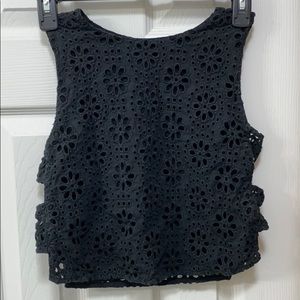 Black Crop Top